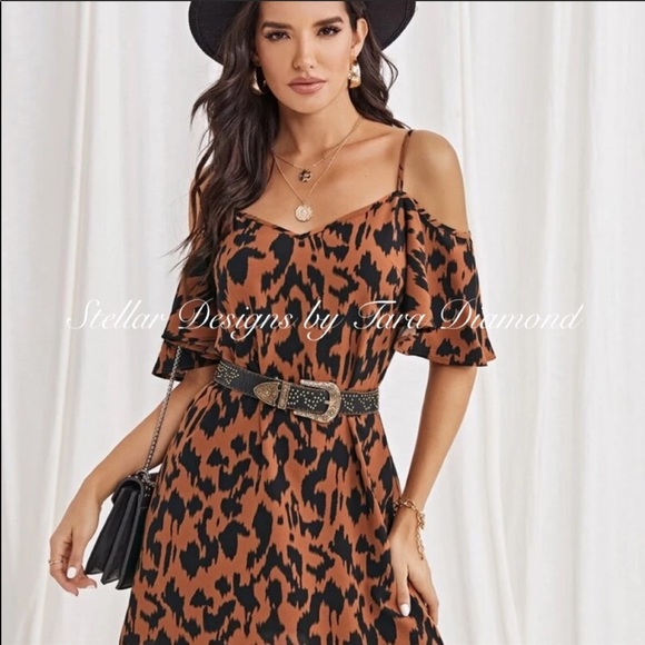 Animal Print Mini Dress by Stellar Designs - Picture 3 of 6